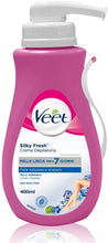 Carica l'immagine nel visualizzatore di Gallery, Veet Silk &amp; Fresh Technology Crema Depilatoria Pelli Sensibili, 400 ml
