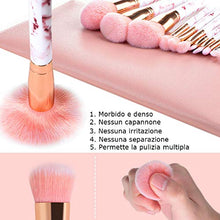 Carica l'immagine nel visualizzatore di Gallery, Pennelli Make Up Start Makers Professional 12Pcs Set di pennelli per trucco...