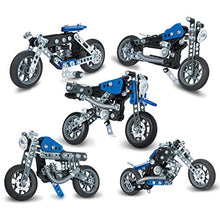 Carica l'immagine nel visualizzatore di Gallery, MECCANO- Set 5 Modelli Motocicletta, Pezzi in Metallo, 174, 6036044 - Ilgrandebazar