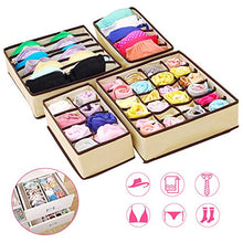 Carica l'immagine nel visualizzatore di Gallery, Cassetto Organizer per Biancheria Intima, LEADSTAR Divisori Cassetti...