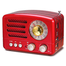 Carica l'immagine nel visualizzatore di Gallery, PRUNUS Radio a transistor ricaricabile Bluetooth in stile Classico Retro...