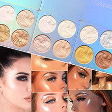 Carica l'immagine nel visualizzatore di Gallery, Shimmer Highlighter Powder Palette,Tavolozza illuminante L'evidenziatore A2 - Ilgrandebazar