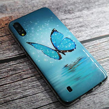 Carica l'immagine nel visualizzatore di Gallery, YiKaDa - Cover per Samsung Galaxy A10 + A10, Glitter Farfalle - Ilgrandebazar
