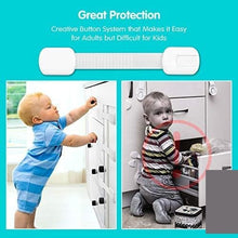 Carica l'immagine nel visualizzatore di Gallery, 10 Pezzi Bambini Chiusure di Sicurezza, Yosemy Cinghia Regolabile...