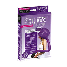 Carica l'immagine nel visualizzatore di Gallery, Hair Flair Softhood - cuffia gonfiabile per asciugacapelli - viola