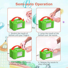 Carica l'immagine nel visualizzatore di Gallery, Dr.meter Pompa Elettrica, Elettronica di Gonfiaggio Verde + Arancione - Ilgrandebazar