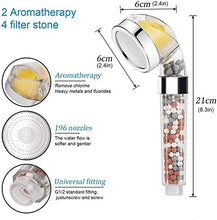 Carica l'immagine nel visualizzatore di Gallery, Sooair Soffione Doccia con Vitamina C, Filtrato Alta...