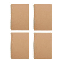 Carica l'immagine nel visualizzatore di Gallery, GoMaihe 4 Pcs Quaderni Spirale A5, Quaderno ad Anelli Pagine Bianche, 4 pezzi - Ilgrandebazar