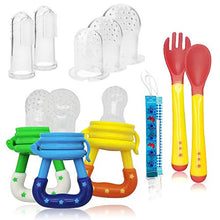 Carica l'immagine nel visualizzatore di Gallery, Ciuccio per Frutta,Alimentatore di Frutta, Clip, Cucchiai multicolore - Ilgrandebazar