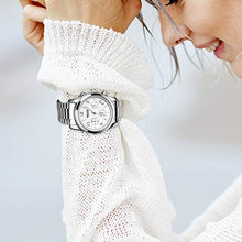 Carica l'immagine nel visualizzatore di Gallery, Orologi da donna ragazze, Orologio polso al quarzo 2057 Argento - Ilgrandebazar