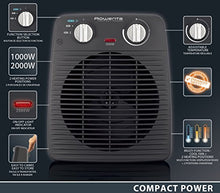 Carica l'immagine nel visualizzatore di Gallery, Rowenta SO2210 Compact Power Termoventilatore Potente e Compatto, Riscalda... - Ilgrandebazar