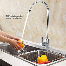 Carica l'immagine nel visualizzatore di Gallery, 1/4 '' Acciaio Inossidabile Rubinetto Cromato Osmosi Inversa Collo D'oca... - Ilgrandebazar