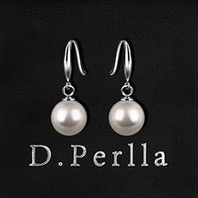 Carica l'immagine nel visualizzatore di Gallery, Orecchini di Perle Donna D.Perlla Argento Sterling 925 Bianco...