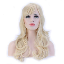 Carica l'immagine nel visualizzatore di Gallery, Parrucca Bionda Lunga Donna Colorata Fashion 48cm, Biondo Chiarissimo-2 - Ilgrandebazar