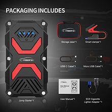 Carica l'immagine nel visualizzatore di Gallery, YABER Avviatore Emergenza per Auto, 1000A 13800mAh Batteria Auto...