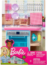 Carica l'immagine nel visualizzatore di Gallery, Barbie Set di Arredamenti da Interno, con Lavastoviglie, Sportello... - Ilgrandebazar