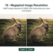 Carica l'immagine nel visualizzatore di Gallery, DIGITNOW! Fotocamera da Caccia 16MP 1080P HD Impermeabile, 120°Ampia visuale...