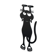 Carica l'immagine nel visualizzatore di Gallery, Balvi Segnalibro Curious Colore Nero a Forma di Gatto 12 cm Plastica/Nylon - Ilgrandebazar