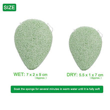 Carica l'immagine nel visualizzatore di Gallery, Konjac Spugna Facial - 3 pezzi Gocce d'acqua Sponge Natural Activated... - Ilgrandebazar