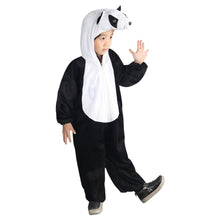 Carica l'immagine nel visualizzatore di Gallery, An75 Taglia 4-5A (104-110cm) Costume da Panda per bambini, 4-5 Anni, Nero - Ilgrandebazar