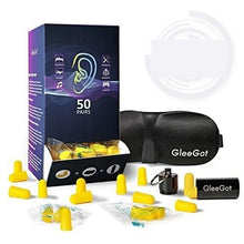 Carica l'immagine nel visualizzatore di Gallery, (50 Paia) Tappi Orecchie Per Dormire Antirumore 38dB |Kit Notte Mascherina... - Ilgrandebazar
