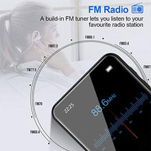 Carica l'immagine nel visualizzatore di Gallery, Lettore MP3 con Bluetooth 5.0, 16 GB Lettori de 1.8 Pollici Full Touch...