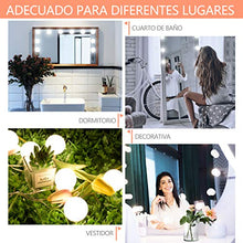 Carica l'immagine nel visualizzatore di Gallery, Luci di Specchio per Trucco LED Lampada da 10 Pcs - Lampadine Dimmerabili - Ilgrandebazar