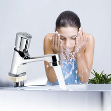 Carica l'immagine nel visualizzatore di Gallery, Delay Faucet Rubinetto del bagno placcato Chrome Self Closing... - Ilgrandebazar