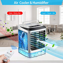 Carica l'immagine nel visualizzatore di Gallery, Mini Condizionatore Portatile, Air Portable Cooler，4-in-1 Raffrescatore...