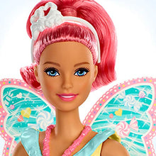 Carica l'immagine nel visualizzatore di Gallery, Barbie Dreamtopia Bambola Tema Caramelle Colorate con Capelli e Ali Rosa,... - Ilgrandebazar