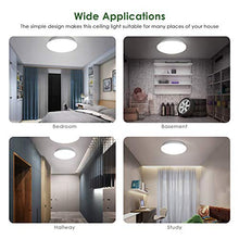 Carica l'immagine nel visualizzatore di Gallery, Albrillo Plafoniera LED Soffitto - 18W Lampada da Bianco Neutro - Ilgrandebazar
