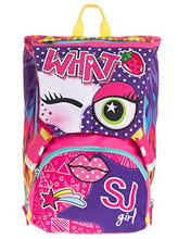 Carica l'immagine nel visualizzatore di Gallery, Zaino Estensibile Big, Facce da SJ, 28 Lt, Rosa, Sdoppiabile, Scuola &amp; Tempo...
