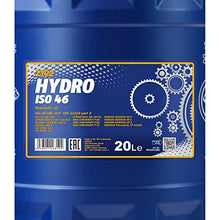 Carica l'immagine nel visualizzatore di Gallery, MANNOL Hydro ISO 46 Olio minerale 20L mn2102 – 20