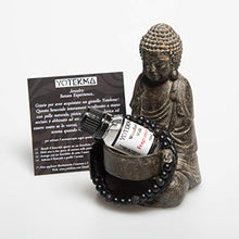 Carica l'immagine nel visualizzatore di Gallery, Yotekma Bracciale Uomo Essenza Aromaterapia Vera Pelle Naturale, Pietra... - Ilgrandebazar