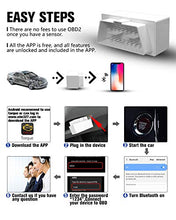 Carica l'immagine nel visualizzatore di Gallery, KOYOSO OBD2 Bluetooth, Mini OBD II ELM327 Wireless Auto Code Lettore...