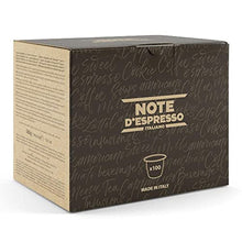 Carica l'immagine nel visualizzatore di Gallery, Note D'Espresso Caffè Qualità Oro, Capsule Compatibili Soltanto con Sistema NESPRESSO, 100 Caps