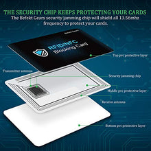 Carica l'immagine nel visualizzatore di Gallery, Protezione RFID, Befekt Gears [2 Pezzi] Carte Anti RFID/NFC, di...