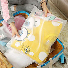 Carica l'immagine nel visualizzatore di Gallery, HVDHYY Sacchetti Trasparenti Zip Borsa Viaggio 35*45 CM(13.77"*17.71")20PCS