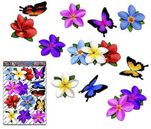Carica l'immagine nel visualizzatore di Gallery, Plumeria multicolore fiore singolo frangipani + adesivi per auto grandi... - Ilgrandebazar