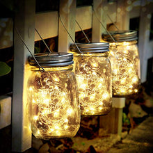 Carica l'immagine nel visualizzatore di Gallery, Luci Solari Giardino - 3 Pezzi Lampada Solare 30 LED, LED Bianco Caldo