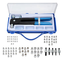 Carica l'immagine nel visualizzatore di Gallery, ESYNiC Kit Rivettatrice Professionale con 86pz Rivetti Blu Con M3-m8 - Ilgrandebazar