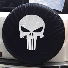 Carica l'immagine nel visualizzatore di Gallery, LITTOU Universale Borsa per pneumatici 17" for Diameter 31''-33'', Skull