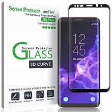 Carica l'immagine nel visualizzatore di Gallery, amFilm Vetro Temperato Pellicola Protettiva per Galaxy S9 Plus, Copertura... - Ilgrandebazar