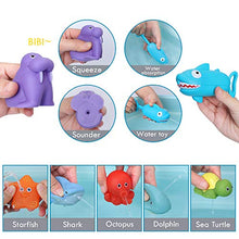 Carica l'immagine nel visualizzatore di Gallery, Lehoo Castle Giocattoli da Bagnetto per Bambini,8pcs Pupazzetti Il Bagno...