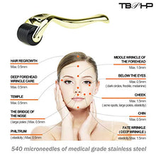Carica l'immagine nel visualizzatore di Gallery, TBPHP Micro Needle Roller 0.5mm 540-aghi Derma rullo di alta qualità,il... - Ilgrandebazar