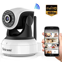 Carica l'immagine nel visualizzatore di Gallery, Sricam, telecamera di sicurezza WiFi, IP per interni 1080P,...