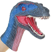 Carica l'immagine nel visualizzatore di Gallery, Lebze Burattino di Mano Velociraptor Dinosauro Action Figure - Ilgrandebazar