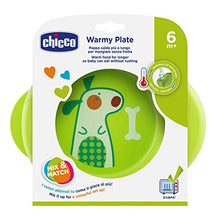 Carica l'immagine nel visualizzatore di Gallery, Chicco 00016000300000 Piatto Pappa Calda 6M+, Bimbo, Verde - Ilgrandebazar
