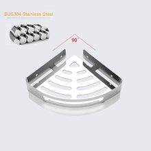 Carica l'immagine nel visualizzatore di Gallery, Mensola angolare per Bagno WC-Shelf-Triangle, Doccia Inox (Triangolo) - Ilgrandebazar