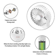 Carica l'immagine nel visualizzatore di Gallery, Zorara Ventilatore Palmare USB, Mini Portatile con Bianco